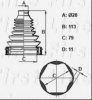 FIRST LINE FCB6407 Bellow, driveshaft